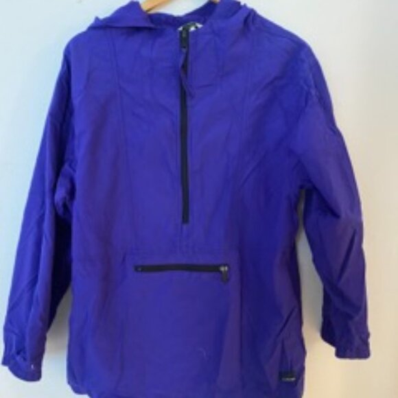 Vintage LL Bean Purple Anorak size youth large - Picture 1 of 4